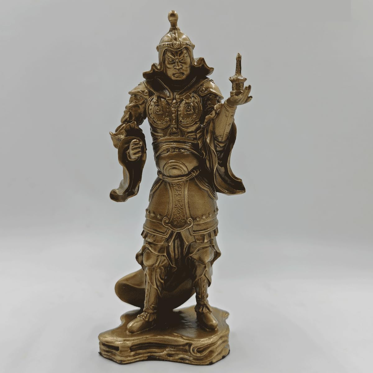 仏像 開運七福神 毘沙門天 Amazon｜仏像 開運七福神 毘沙門天 【毘沙門天立像】 (高さ14cm×巾5.2